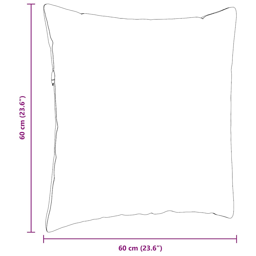 Jastučići za sofu 2 pcs Plava 60 x 60 cm Kordura tekstil