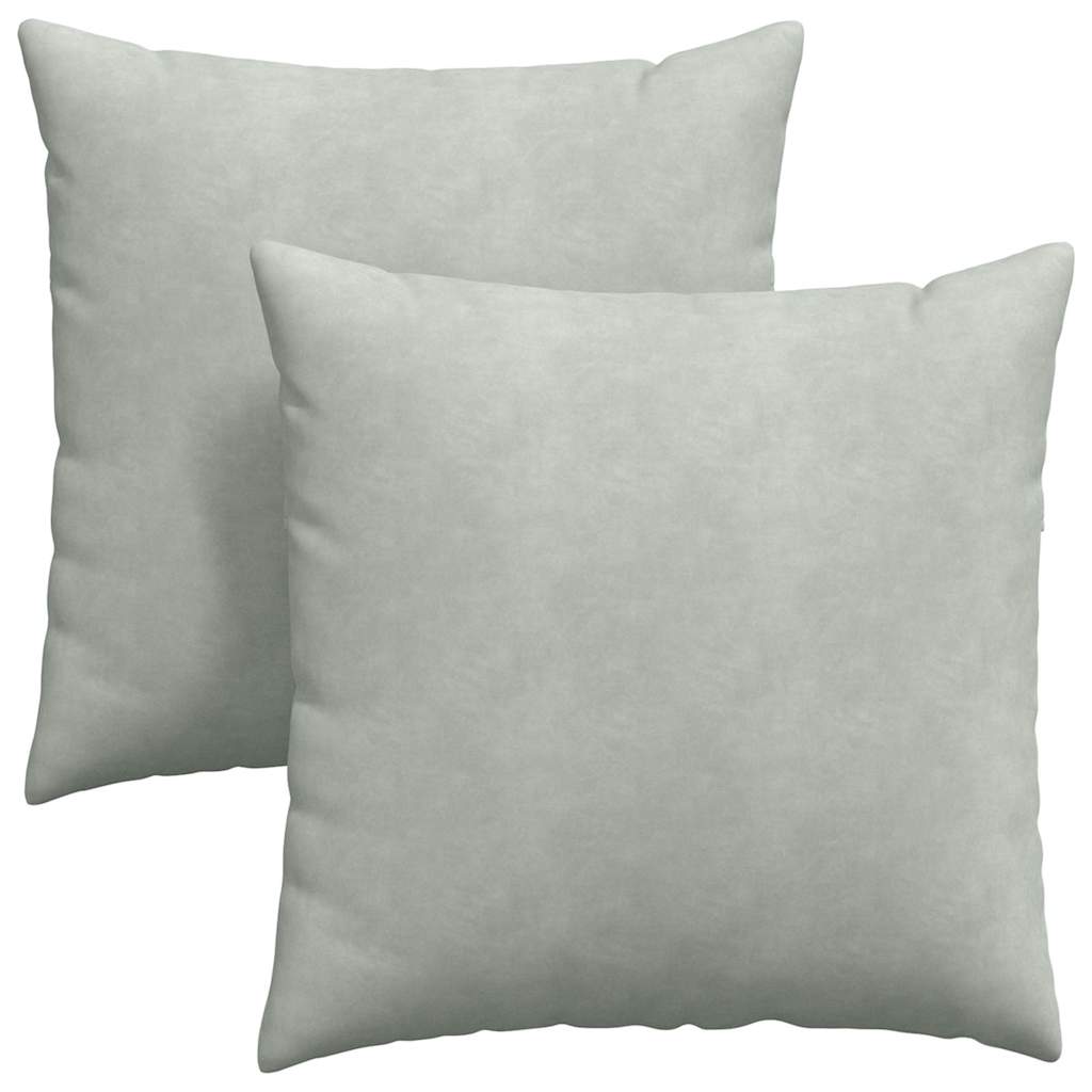 Jastučići za sofu 2 pcs Svijetlo siva 60 x 60 cm