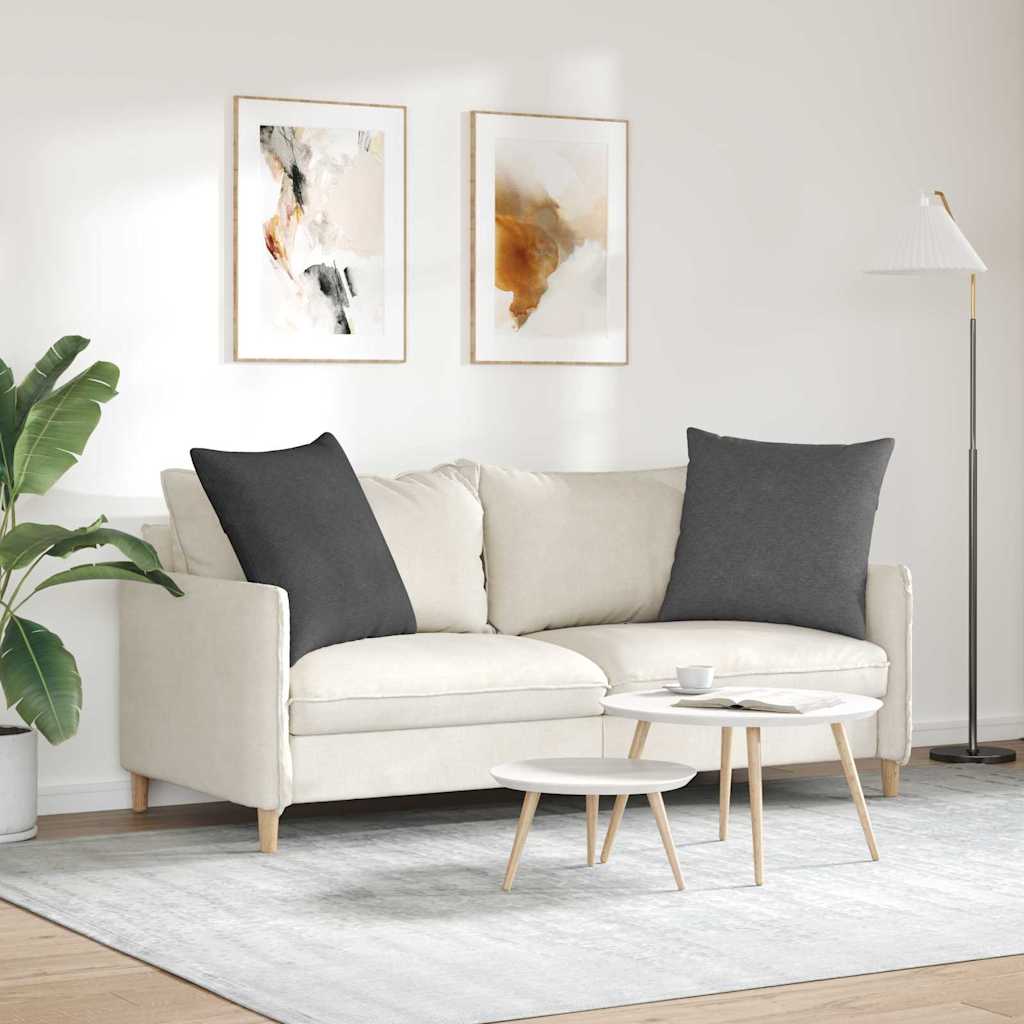 Jastučići za sofu 2 pcs Tamno siva 60 x 60 cm Kordura tekstil