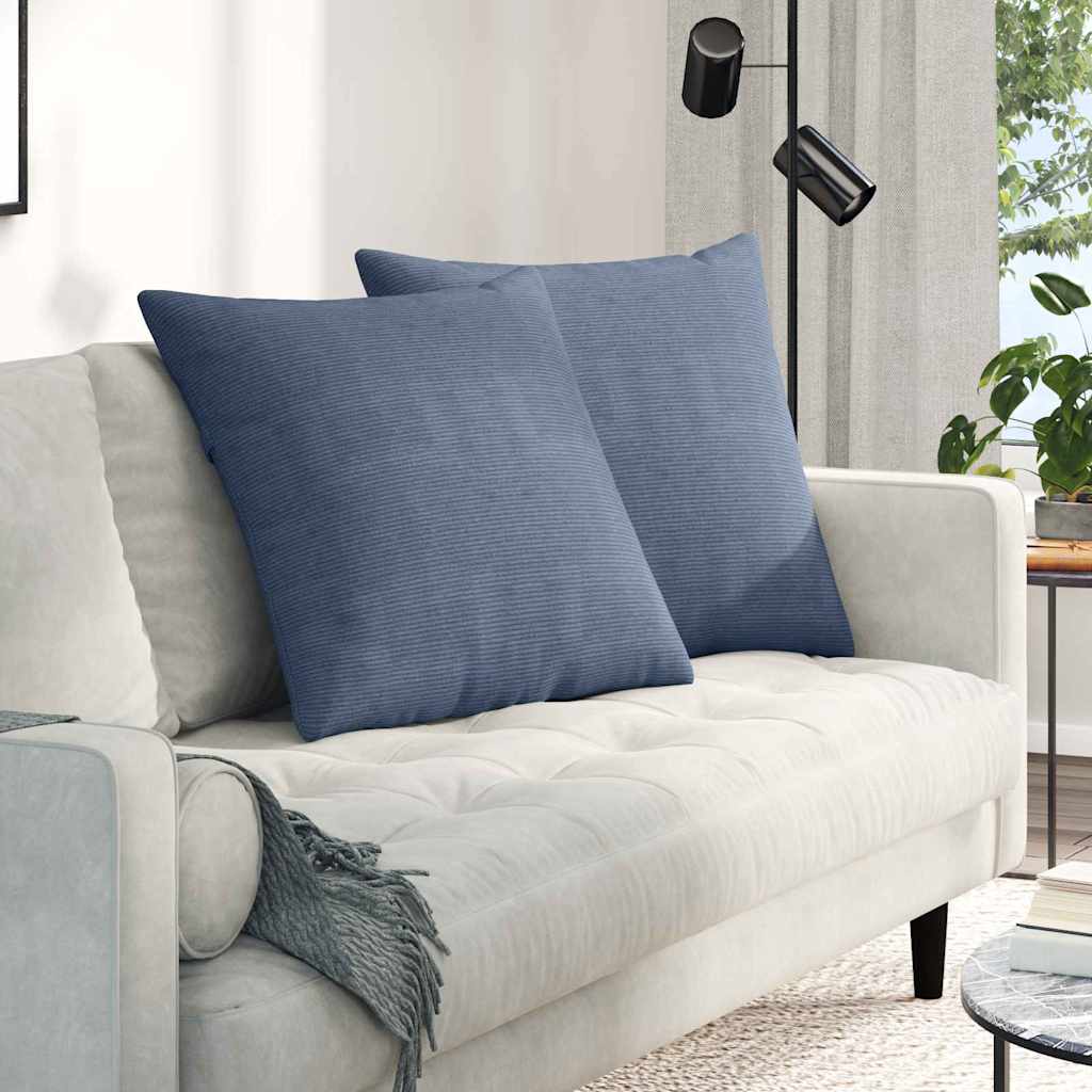 Jastučići za sofu 2 pcs Plava 60 x 60 cm Kordura tekstil