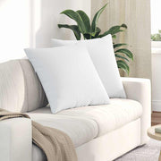 Jastučići za sofu 2 pcs Bijelo 80 x 80 cm tkanina