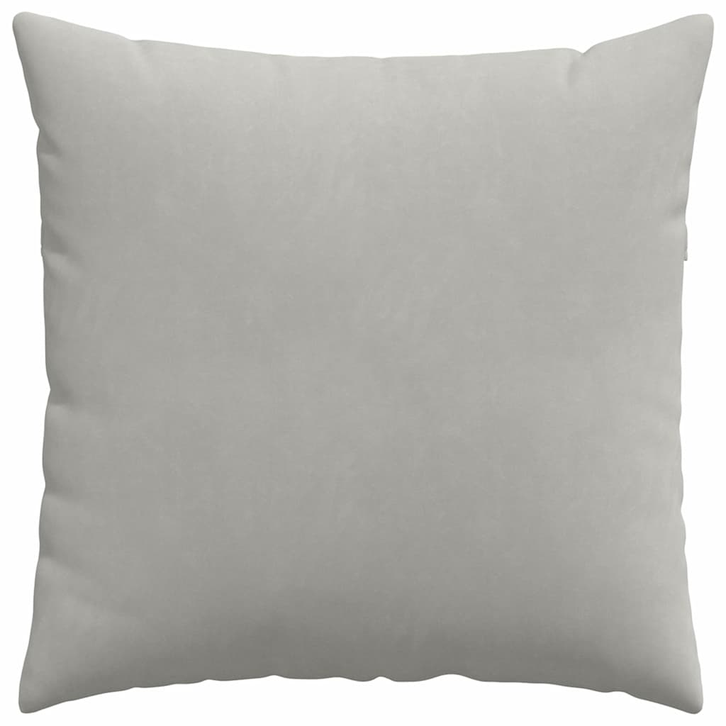 Jastučići za sofu 2 pcs Svijetlo siva 80 x 80 cm tkanina