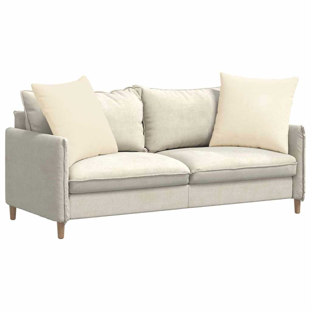 Jastučići za sofu 2 pcs Krema 80 x 80 cm Kordura tekstil