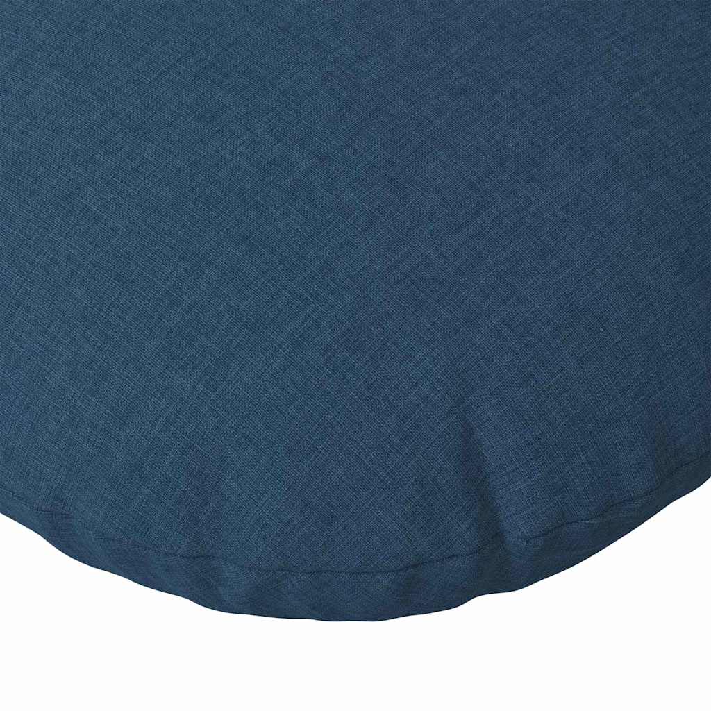 Jastučići za sjedenje 2 pcs Plava Ø30 x 13 cm tkanina
