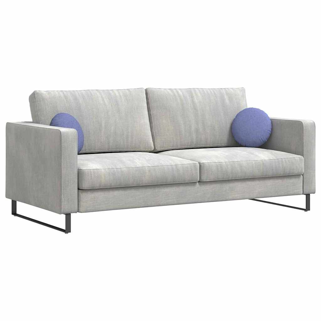 Jastučići za sjedenje 2 pcs Traper plava Ø30 x 13 cm tkanina