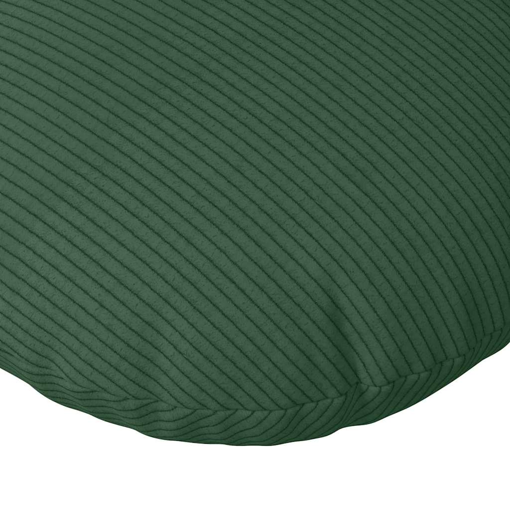 Jastučići za sjedenje 2 pcs Tamnozelena Ø50 x 19 cm