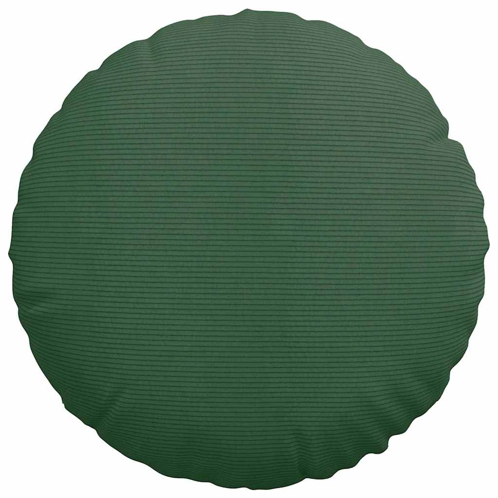 Jastučići za sjedenje 2 pcs Tamnozelena Ø50 x 19 cm