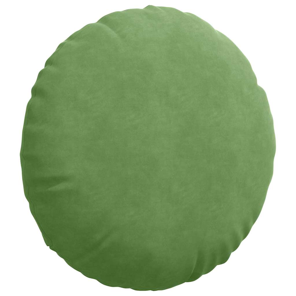 Jastučići za sjedenje 2 pcs Svijetlo zelena Ø60 x 21 cm Baršun