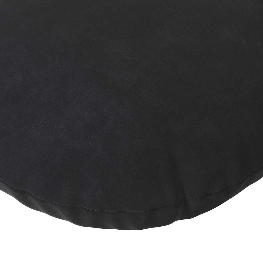 Jastučići za sjedenje 2 pcs Crna Ø60 x 21 cm Baršun
