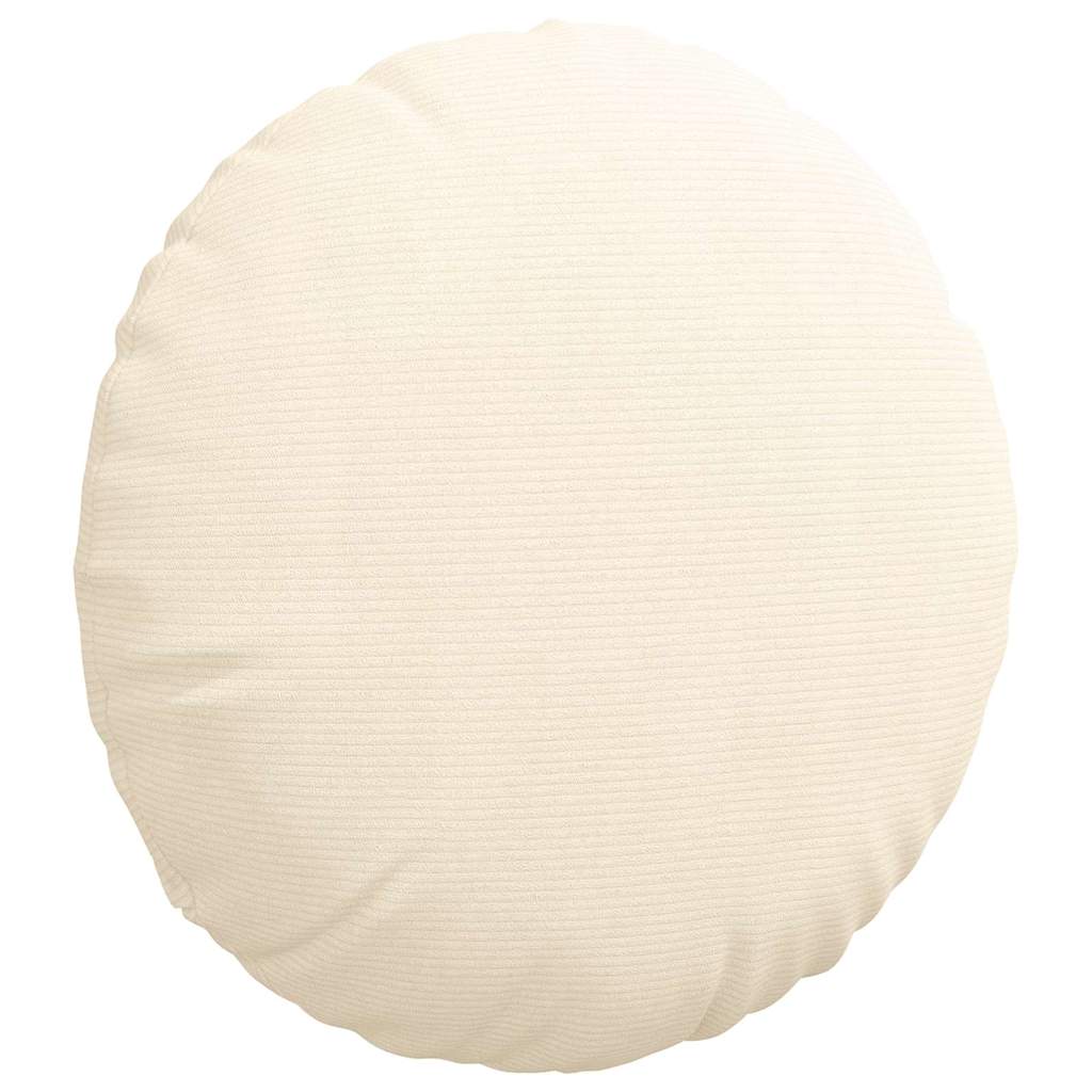 Jastučići za sjedenje 2 pcs Krema Ø60 x 21 cm Kordura tekstil
