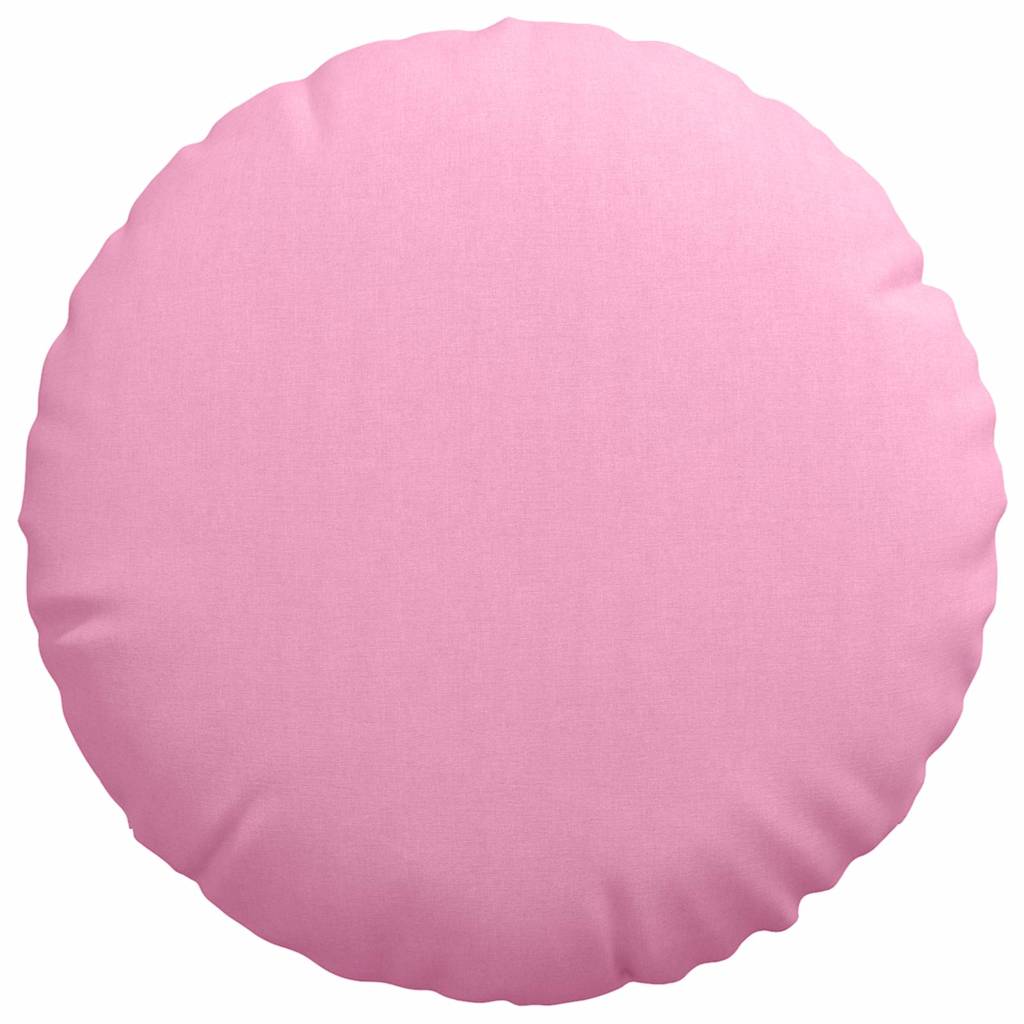 Jastučići za sjedenje 2 pcs Ružičasta Ø80 x 29 cm tkanina
