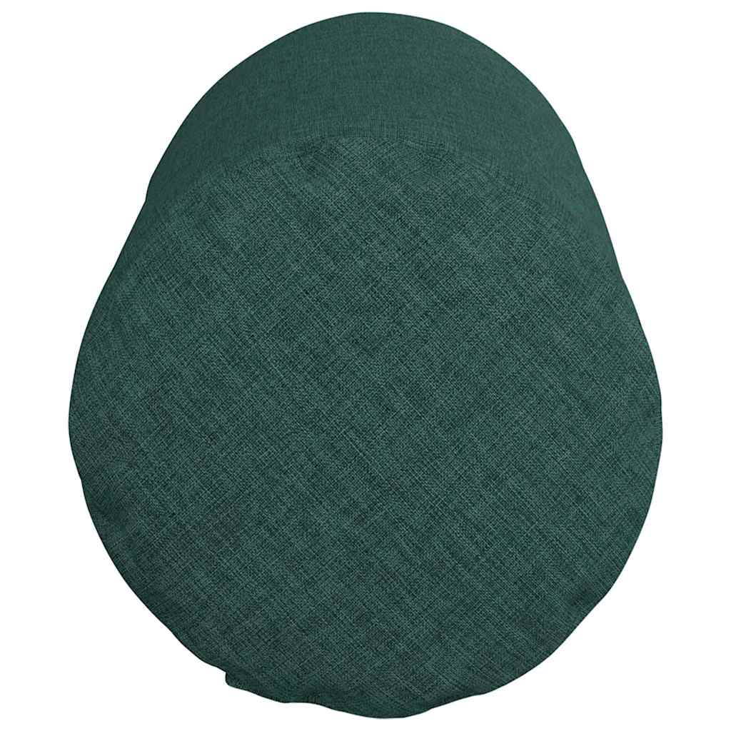 Valjkasti jastučići 2 pcs Tamnozelena Ø 15 x 40 cm tkanina