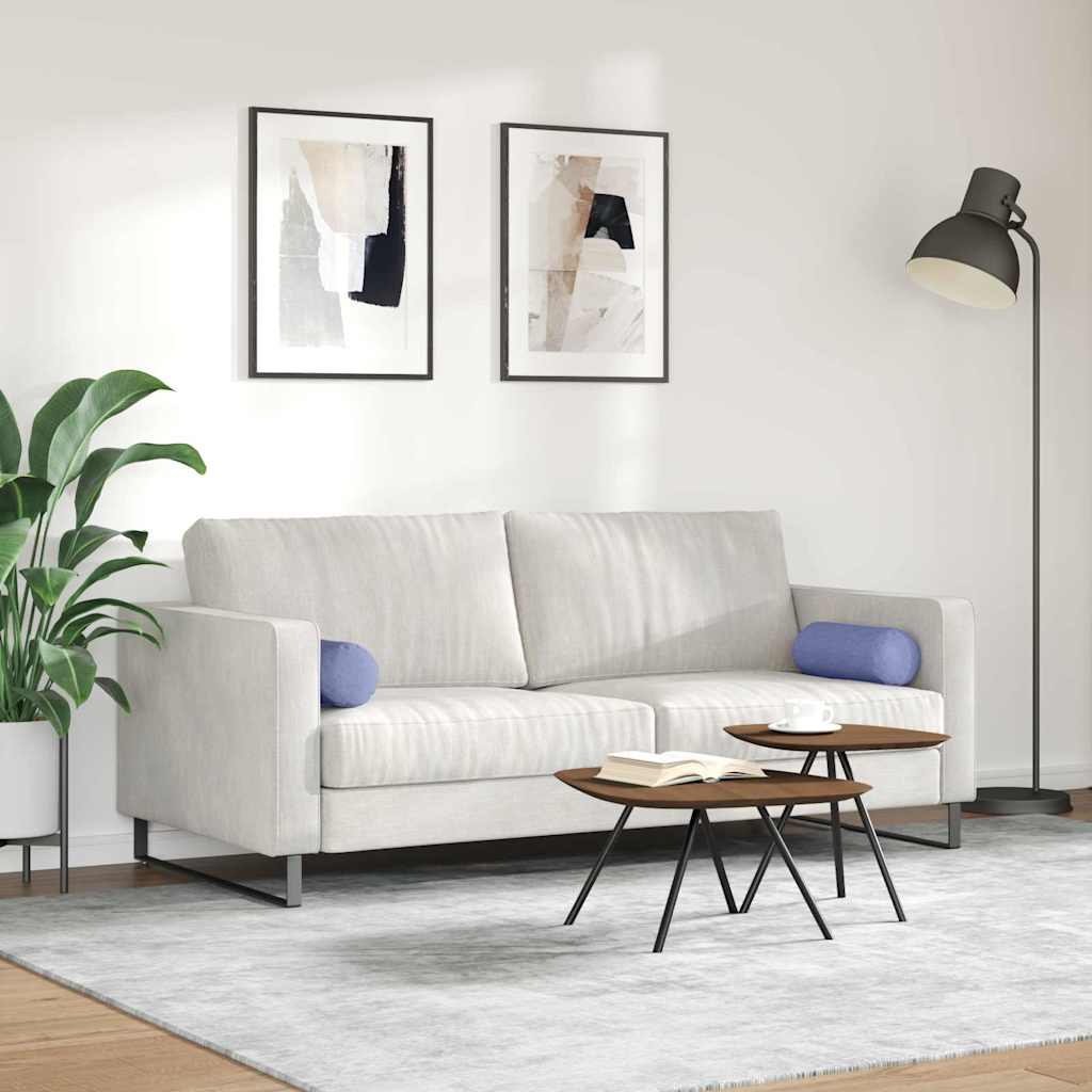 Valjkasti jastučići 2 pcs Traper plava Ø 15 x 40 cm tkanina