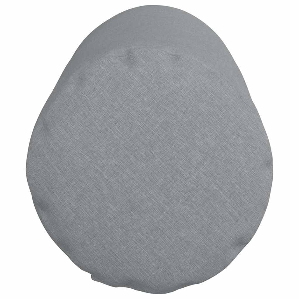 Valjkasti jastučići 2 pcs Svijetlo siva Ø 25 x 70 cm tkanina