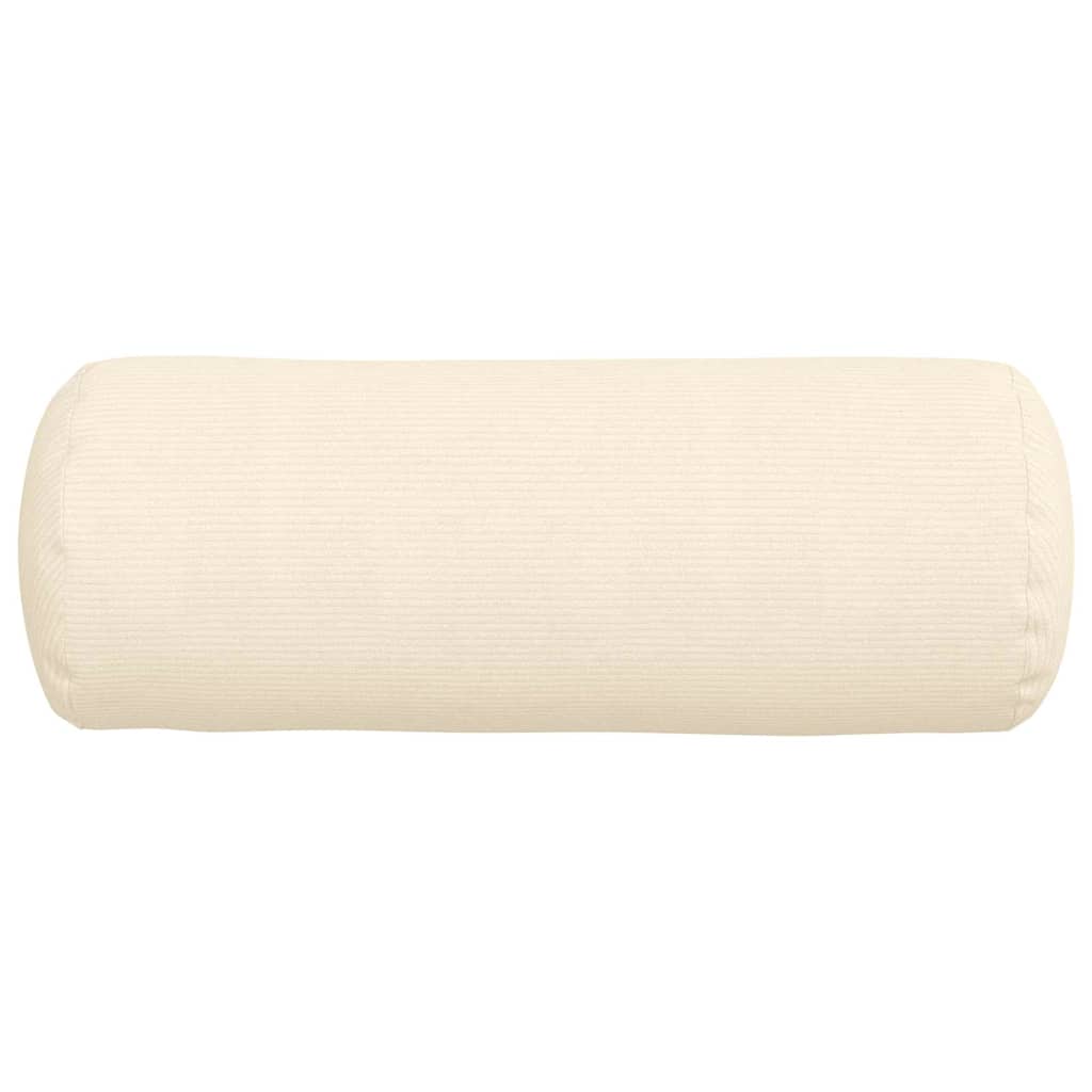 Valjkasti jastučići 2 pcs Krema Ø 25 x 70 cm Kordura tekstil