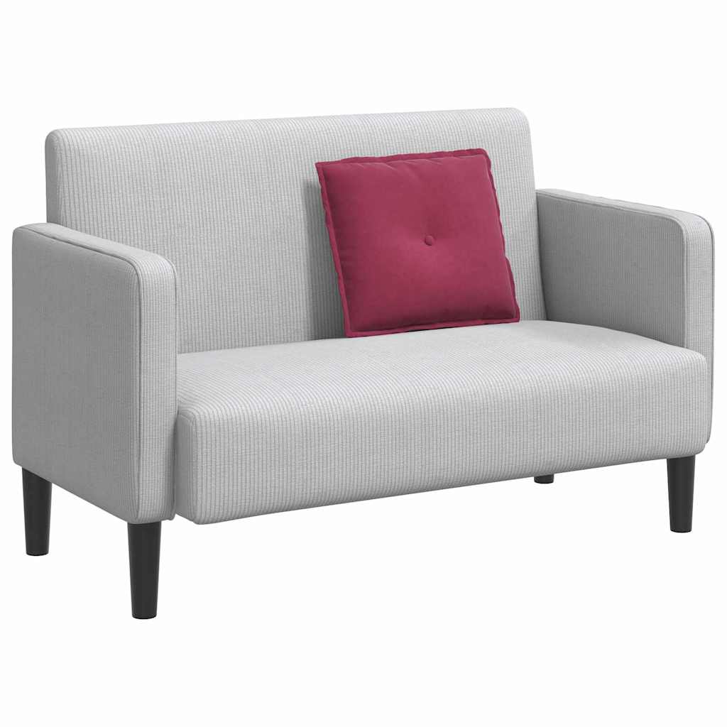 Jastuk za leđa Vinska crvena 50 x 45 cm Kordura tekstil