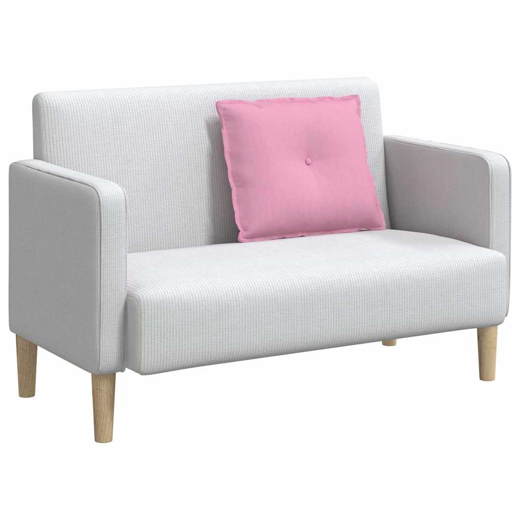 Jastuk za leđa Ružičasta 60 x 19 x 50 cm tkanina