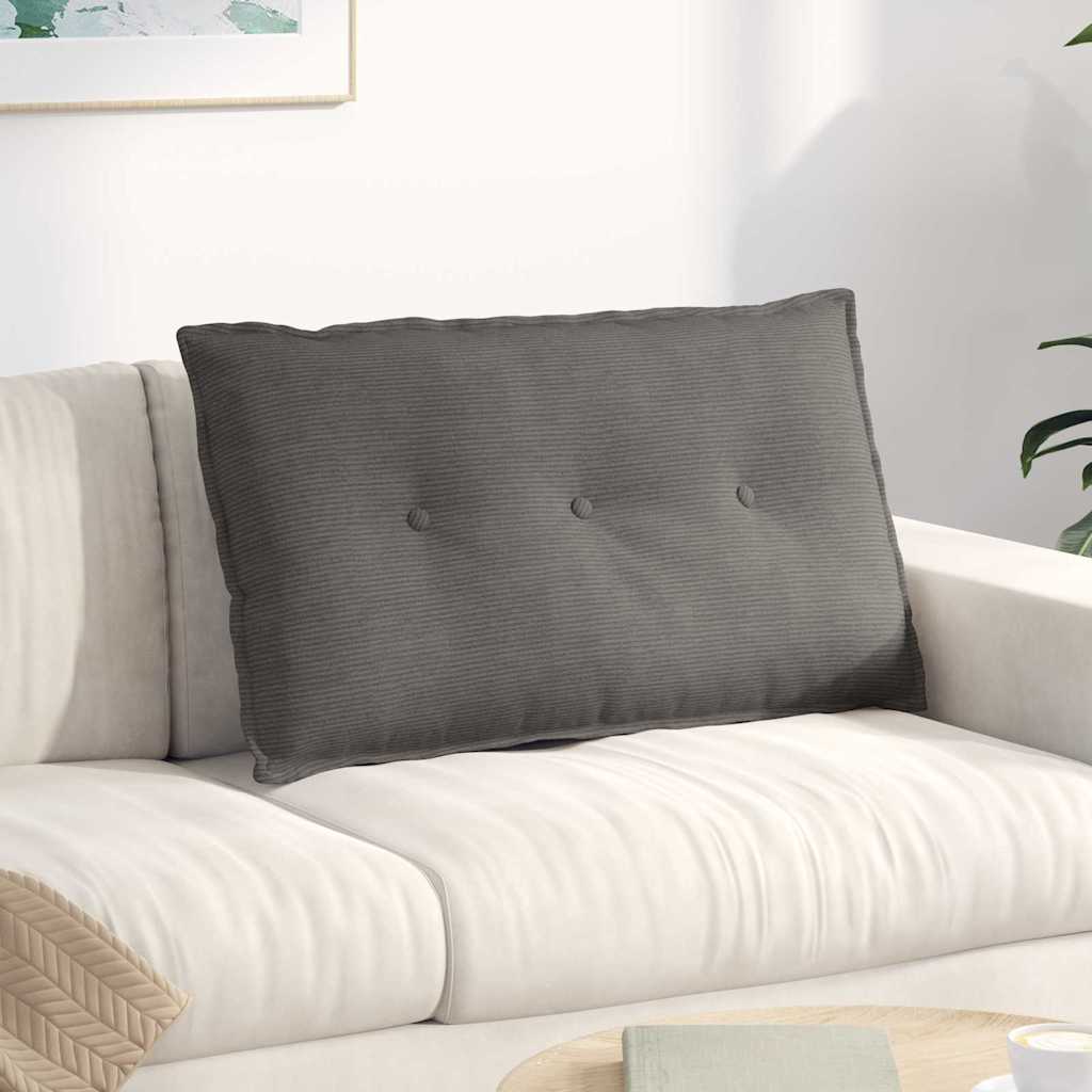 Jastuk za leđa Svijetlo siva 80 x 50 cm Kordura tekstil