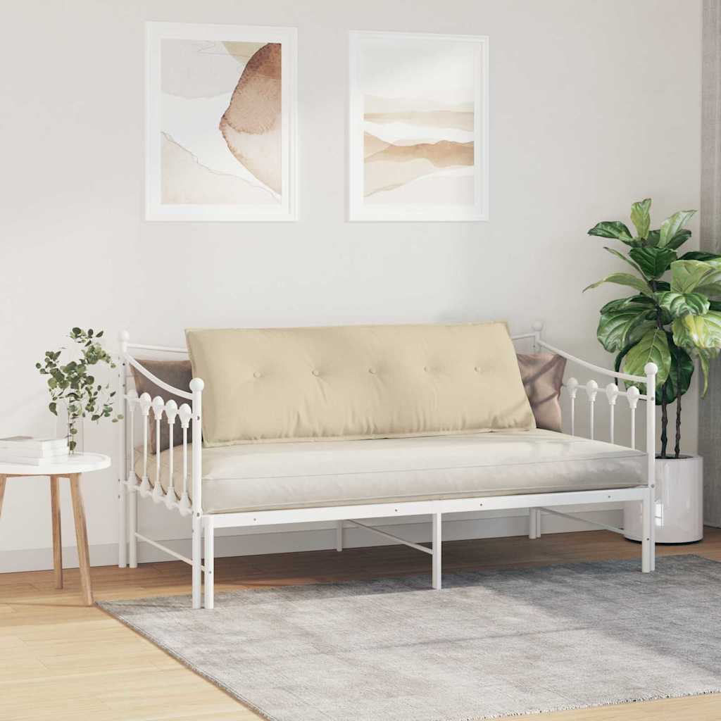 Jastuk za leđa Krema 140 x 19 x 50 cm tkanina