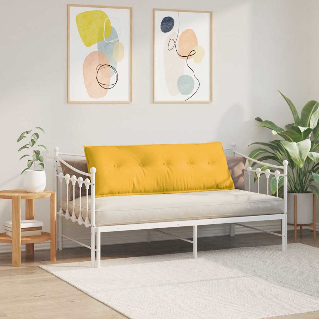 Jastuk za leđa Svijetlo žuta 140 x 50 cm Kordura tekstil