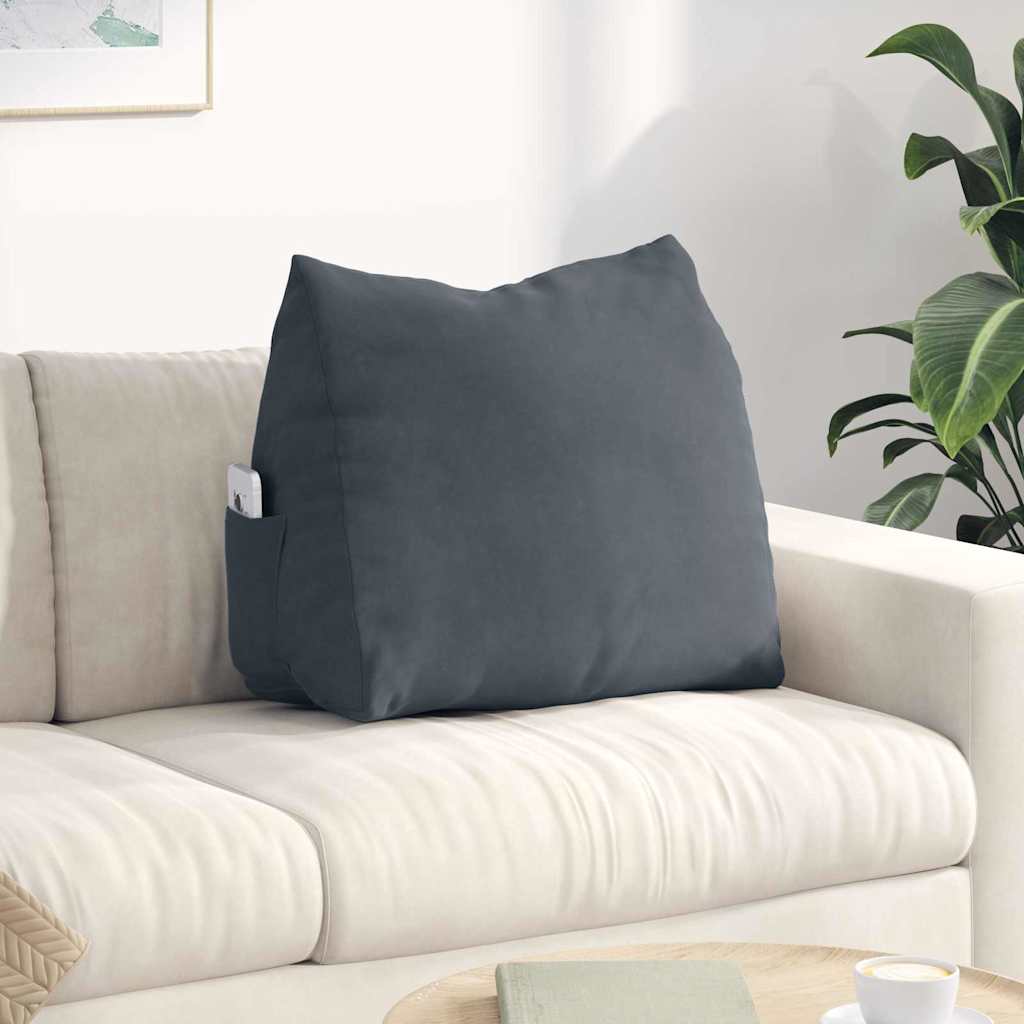 Jastuk za leđa Tamno siva 60 x 20 x 50 cm Kordura tekstil