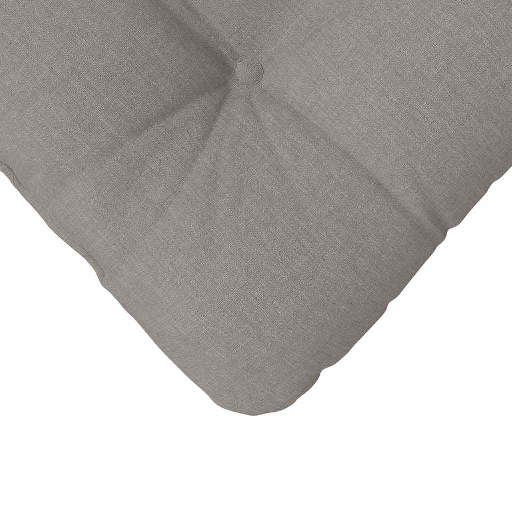 Jastučići za sjedenje 4 pcs Sivo-smeđa 40 x 40 x 12 cm tkanina