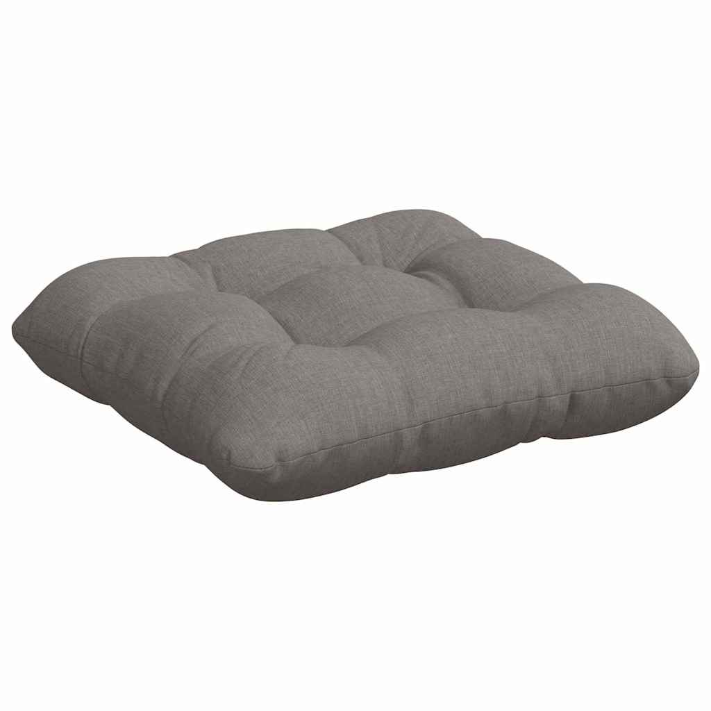 Jastučići za sjedenje 4 pcs Sivo-smeđa 40 x 40 x 12 cm tkanina