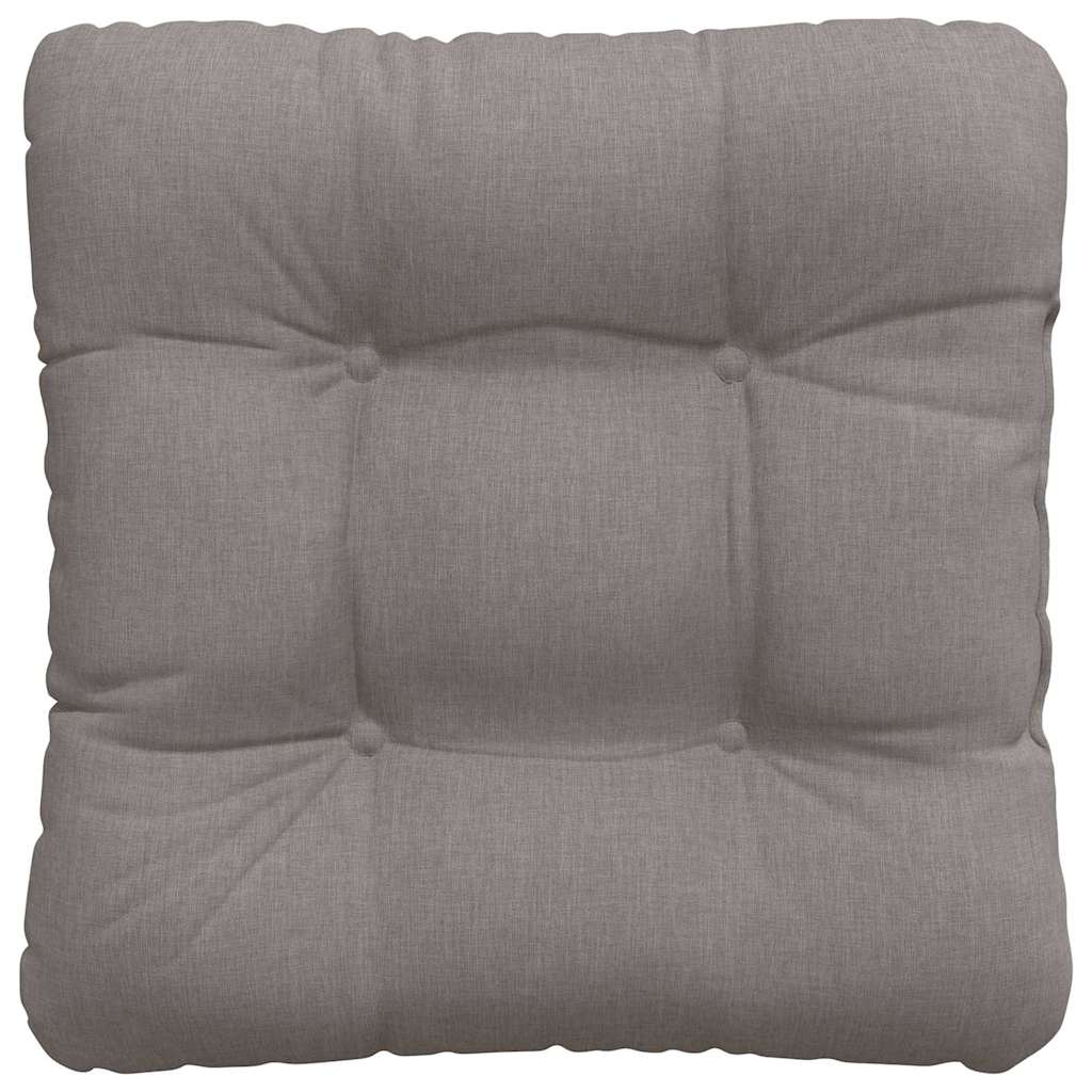 Jastučići za sjedenje 4 pcs Sivo-smeđa 40 x 40 x 12 cm tkanina