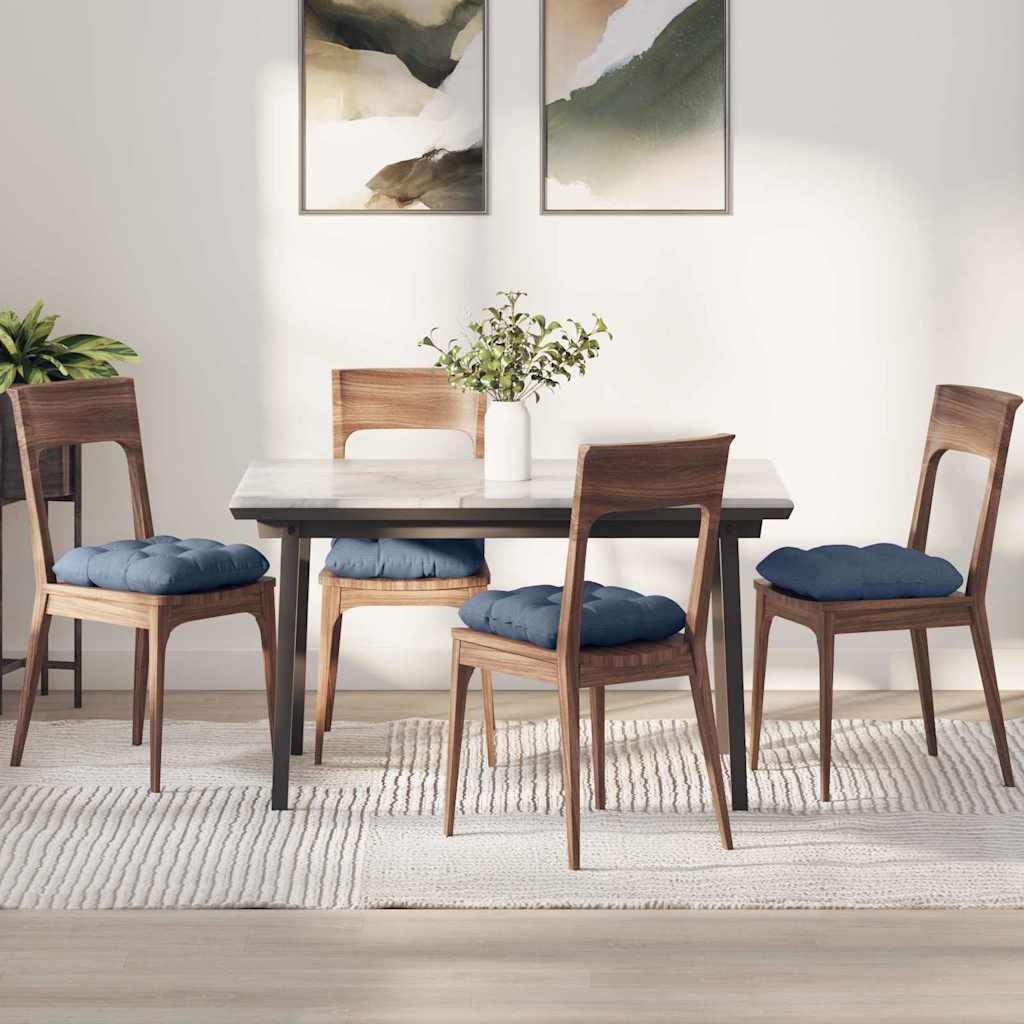 Jastučići za sjedenje 4 pcs Plava 40 x 40 cm Kordura tekstil