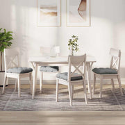 Jastučići za sjedenje 4 pcs Oblačnosiva 45 x 45 x 12 cm tkanina