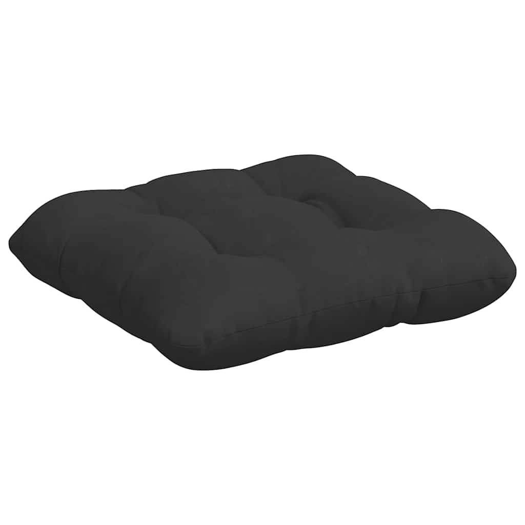 Jastučići za sjedenje 4 pcs Crna 45 x 45 cm Mikrofiber tkanina