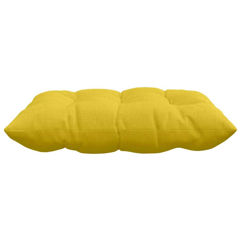 Jastučići za sjedenje 4 pcs Svijetlo žuta 40 x 40 x 6 cm