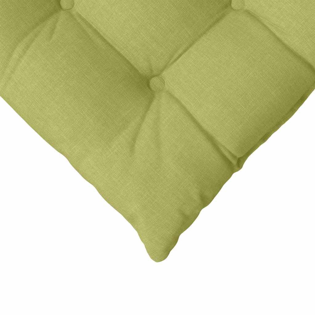 Jastučići za sjedenje 4 pcs Svijetlo zelena 40 x 40 x 6 cm