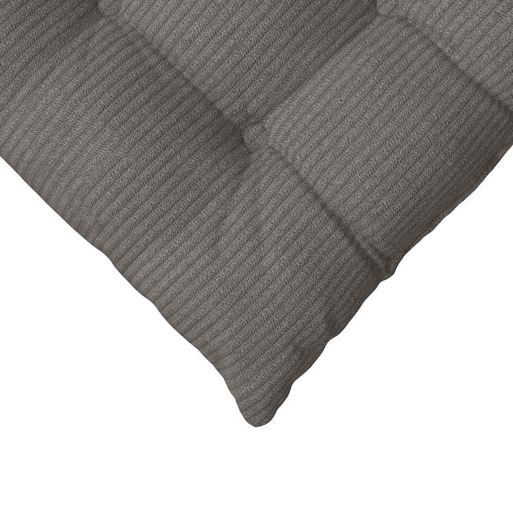Jastučići za sjedenje 4 pcs Svijetlo siva 40 x 40 x 6 cm