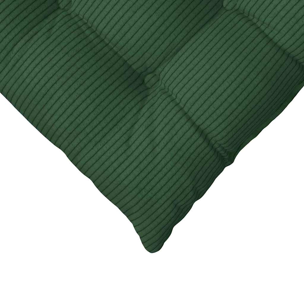 Jastučići za sjedenje 4 pcs Tamnozelena 40 x 40 x 6 cm