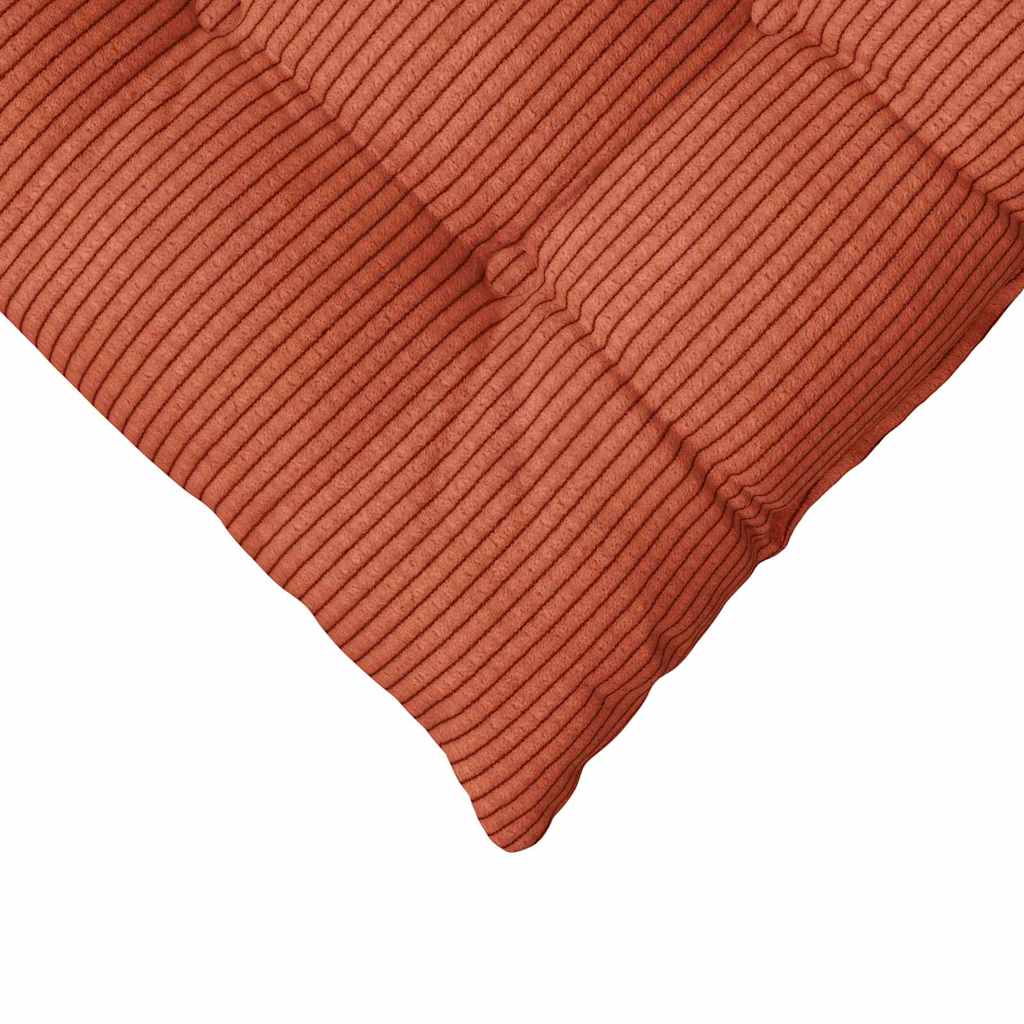 Jastučići za sjedenje 4 pcs Crvena narančasta 40 x 40 x 6 cm