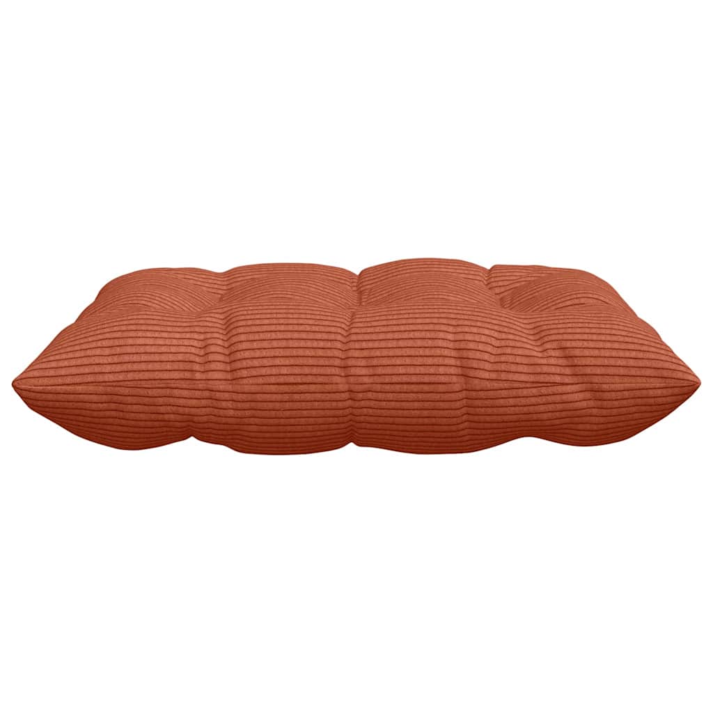 Jastučići za sjedenje 4 pcs Crvena narančasta 40 x 40 x 6 cm