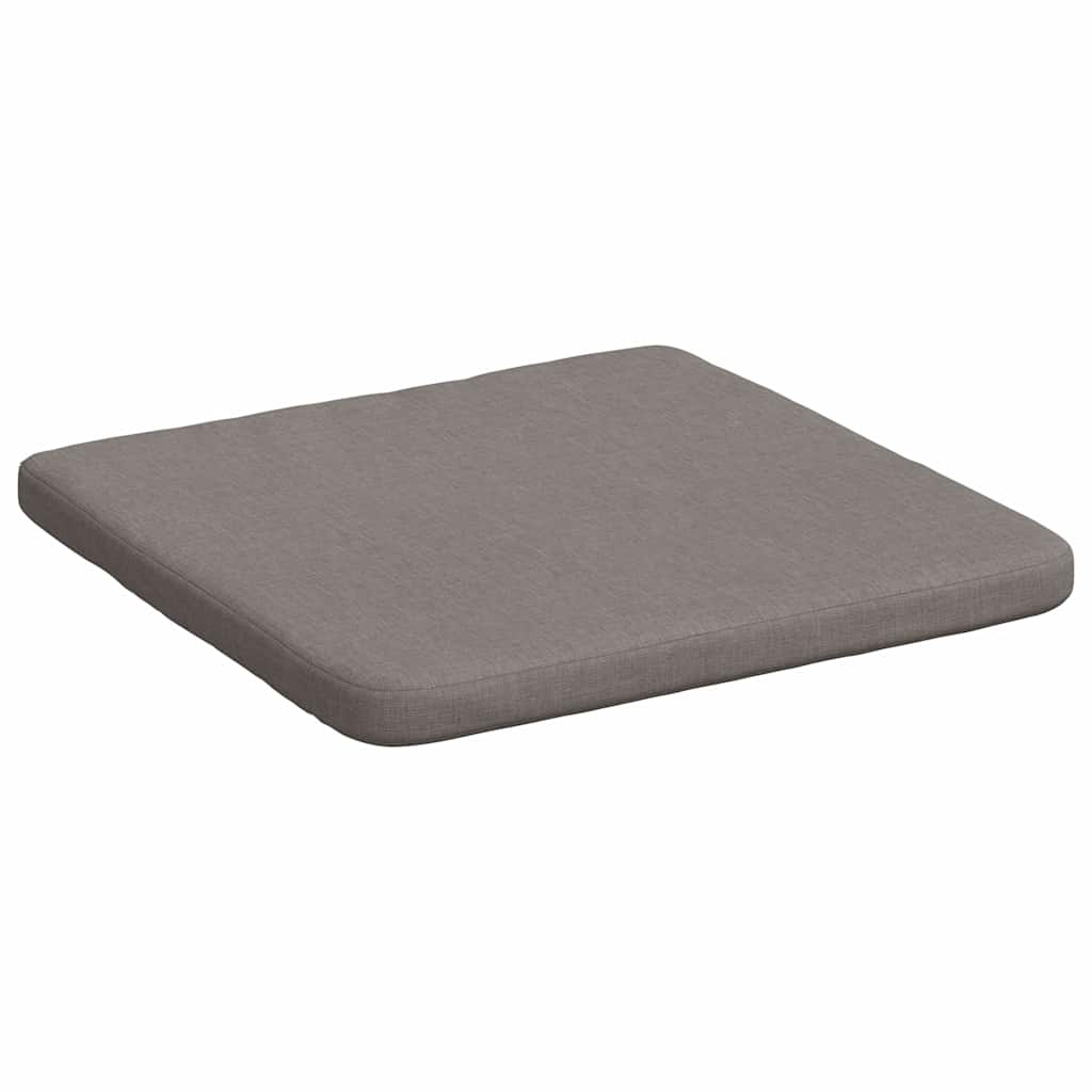 Jastučići za sjedenje 4 pcs Sivo-smeđa 40 x 40 x 3 cm tkanina