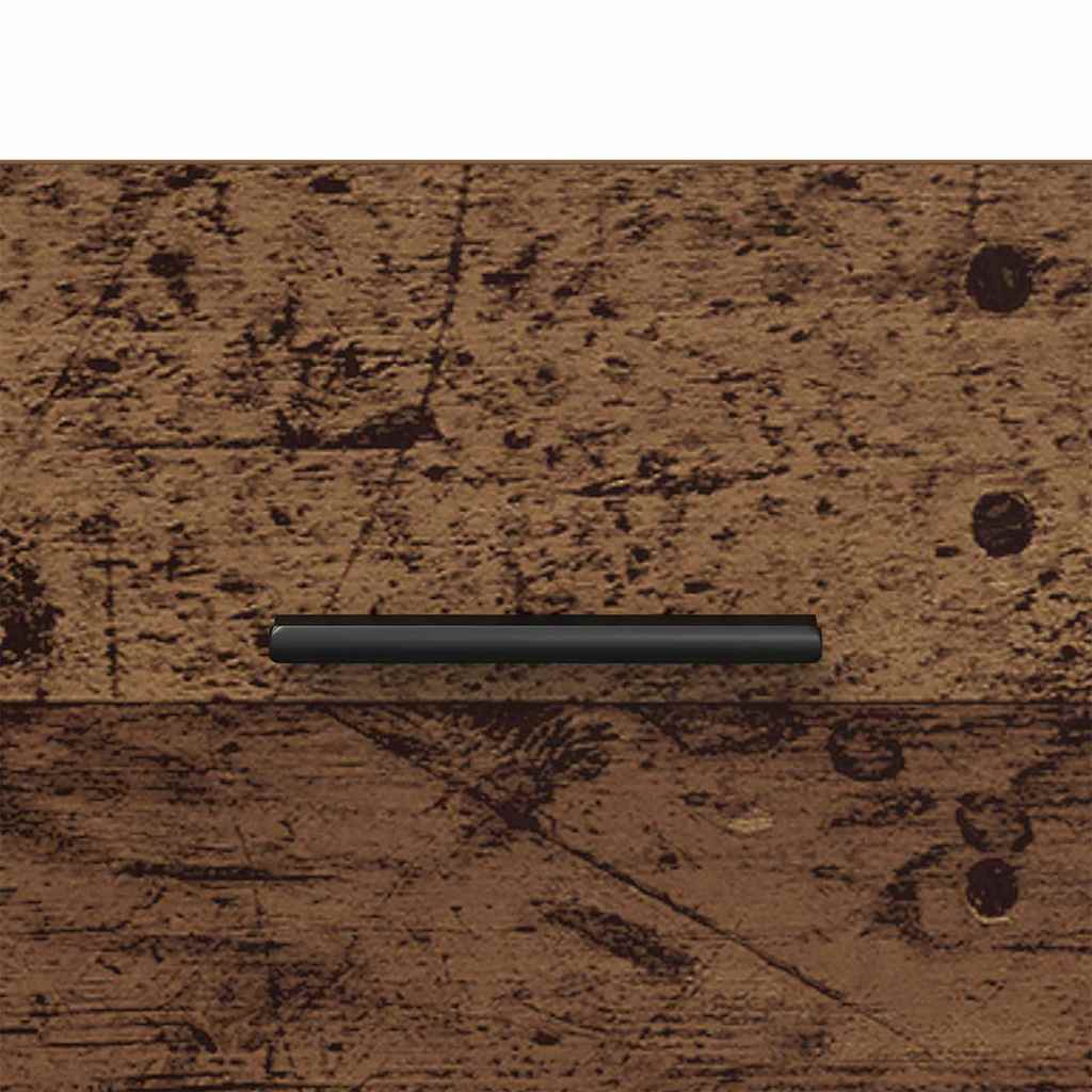 Noćni ormar 2 pcs Stari drvo i crna 40 x 35 x 47,5 cm