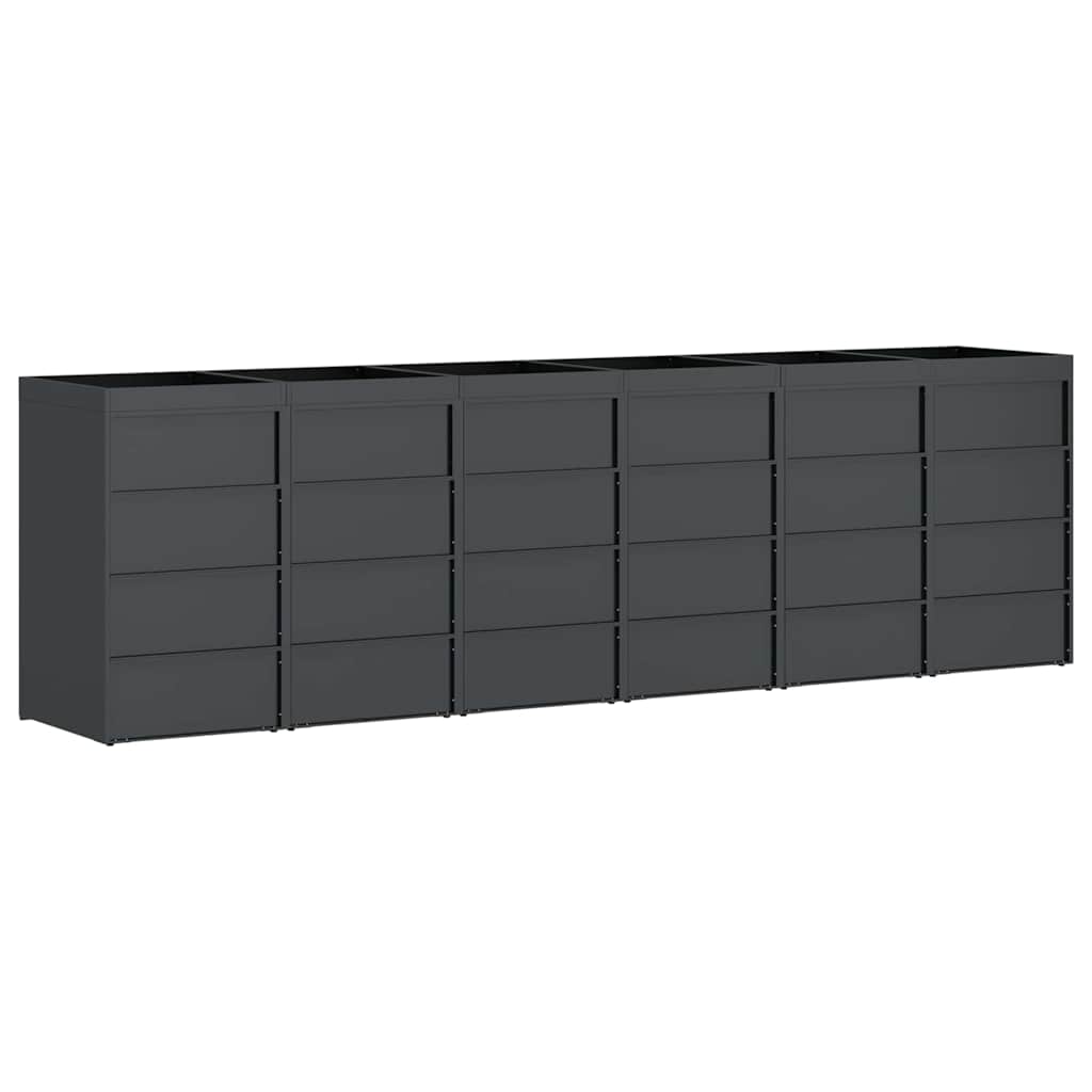 Skladištenje kanti za 3 kante Antracit 340 x 77.5 x 115.5 cm