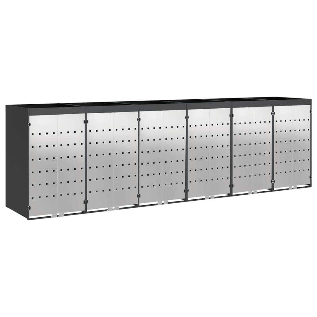 Skladištenje kanti za 3 kante Antracit 340 x 77.5 x 115.5 cm