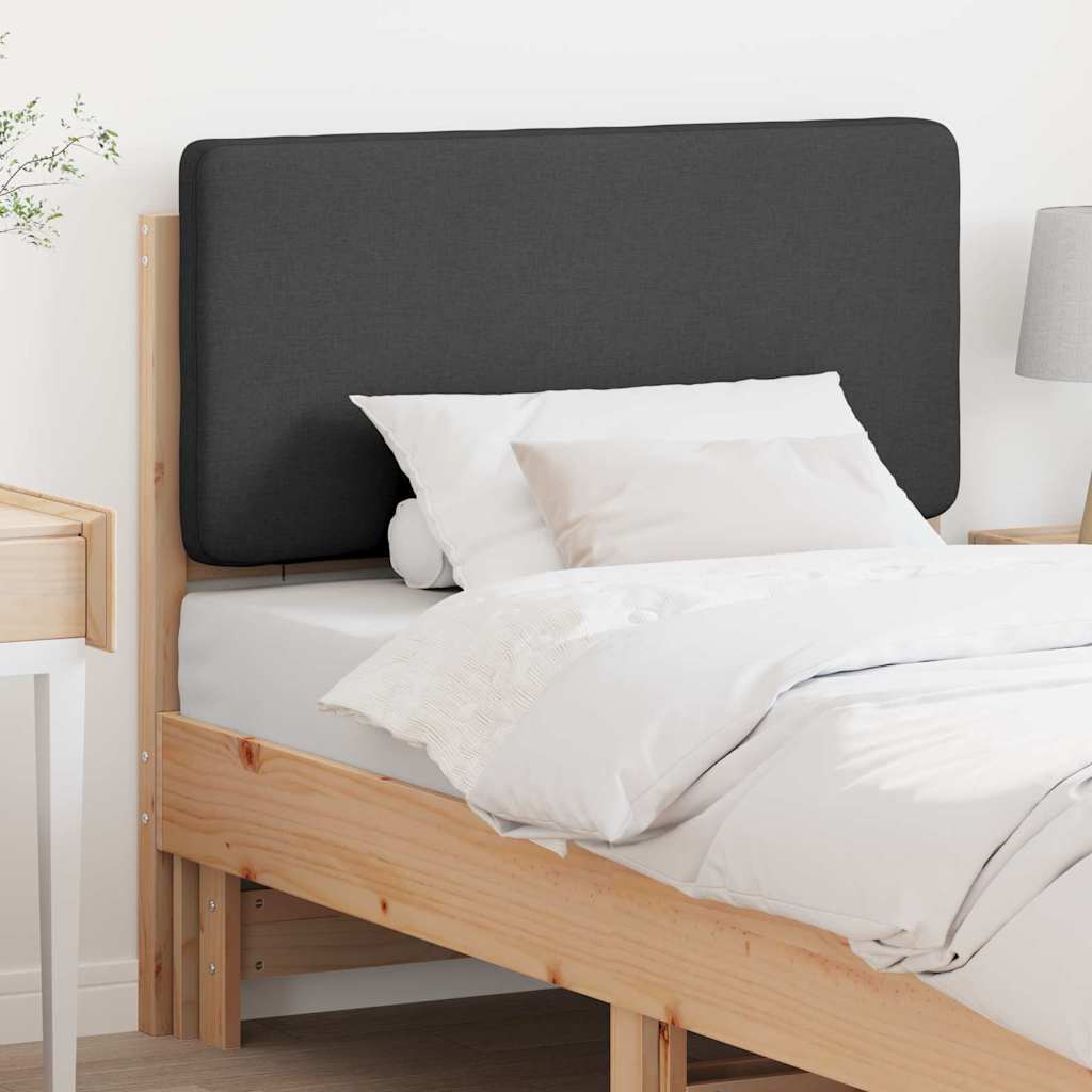 Tapecirani uzglavlje s uzglavljem Smeđa i tamno siva 90 cm