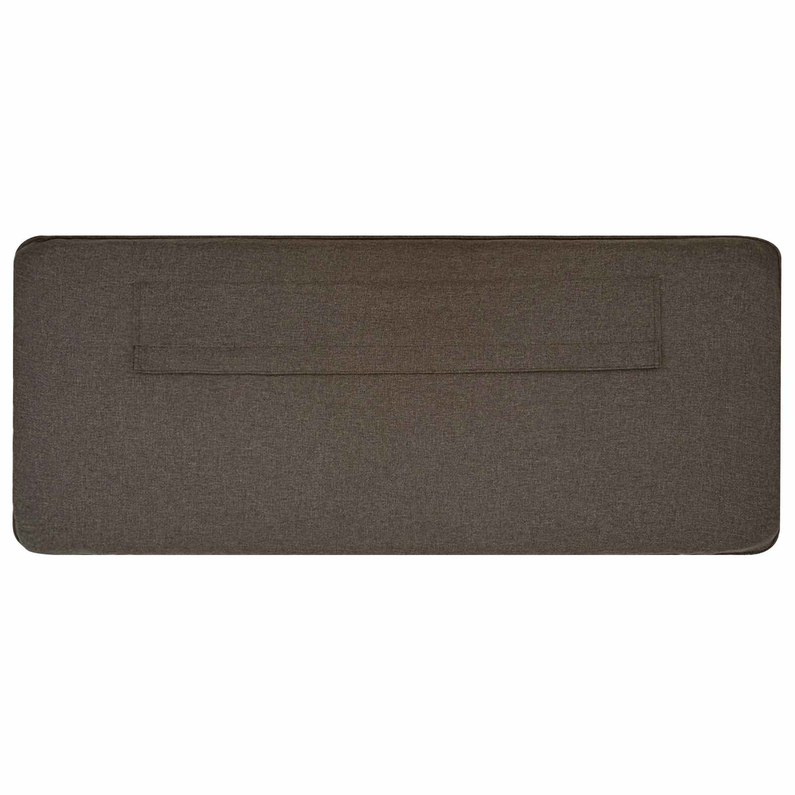 Tapecirani uzglavlje Smeđa i taupe 75 cm Čvrsto borovo drvo