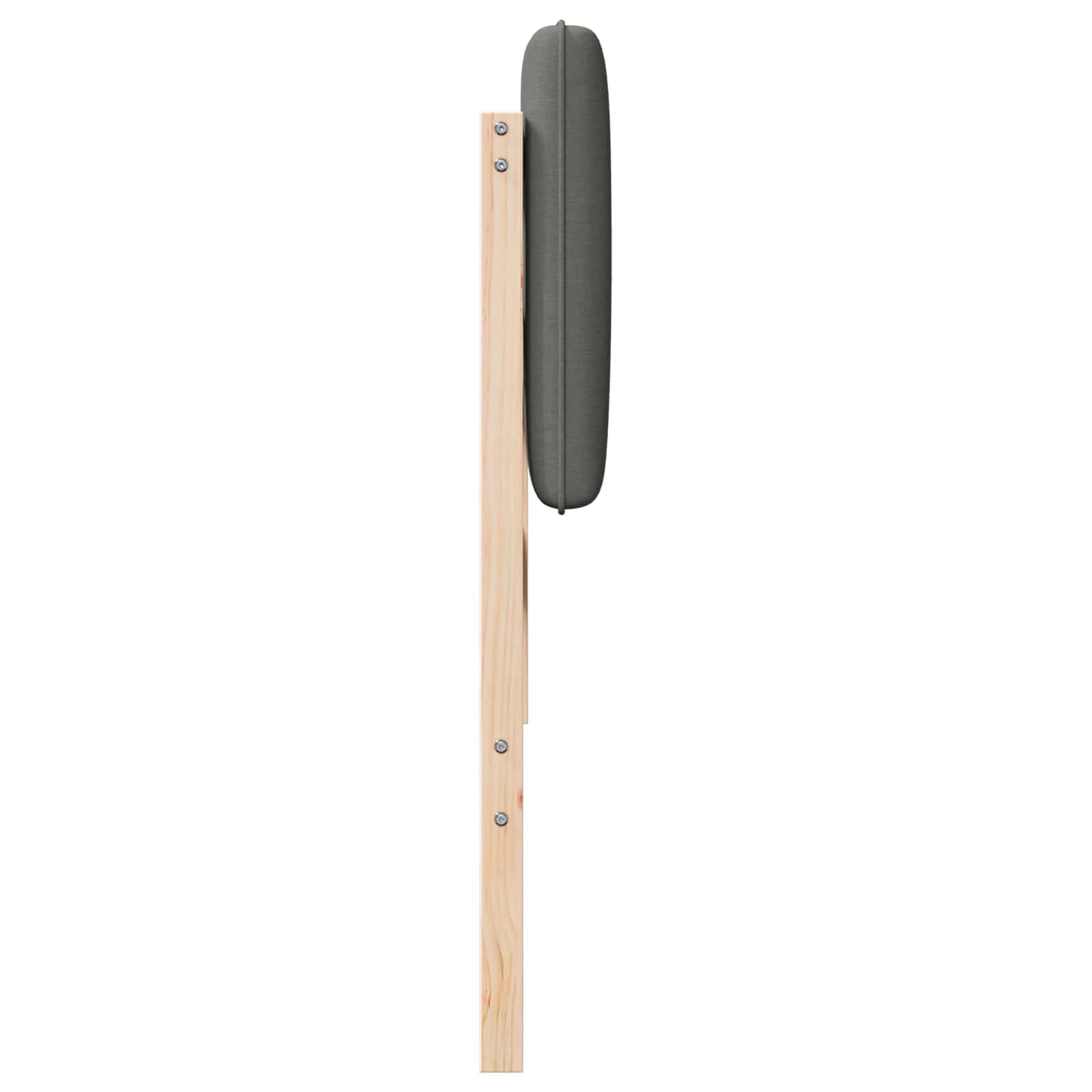 Tapecirani uzglavlje s uzglavljem Smeđa i svijetlosiva 160 cm