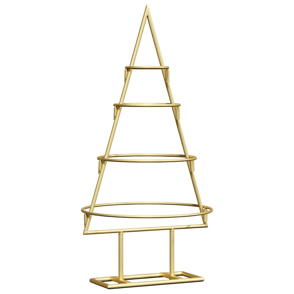Metalna božićna jelka Zlatno 60 cm Čelik s praškastim premazom