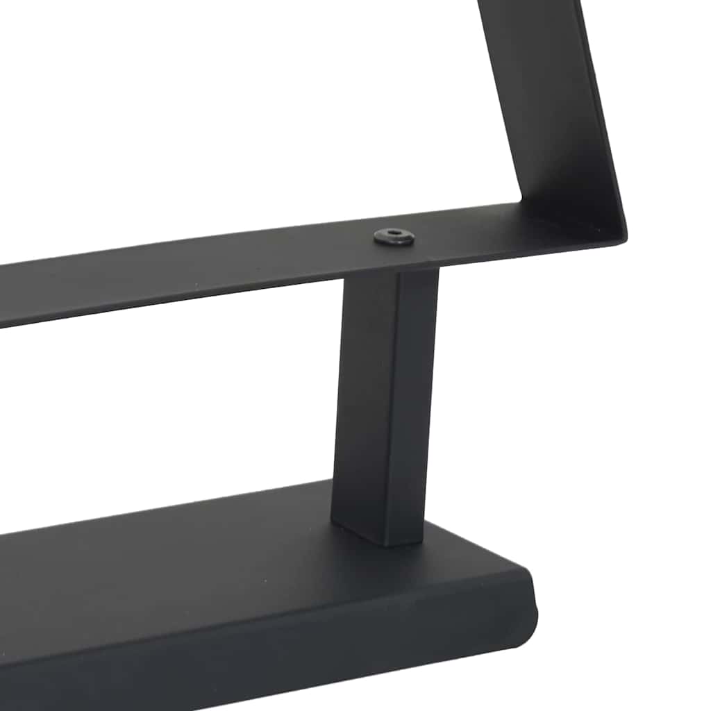 Metalna božićna jelka s stalakom Crna 60 cm Čelik