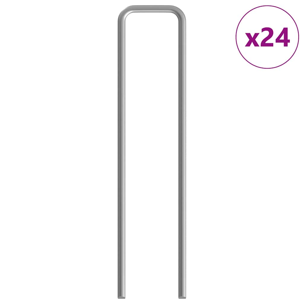 Kavez za piliće 2 pcs Srebrno 600 x 100 x 210 cm Cinkani čelik