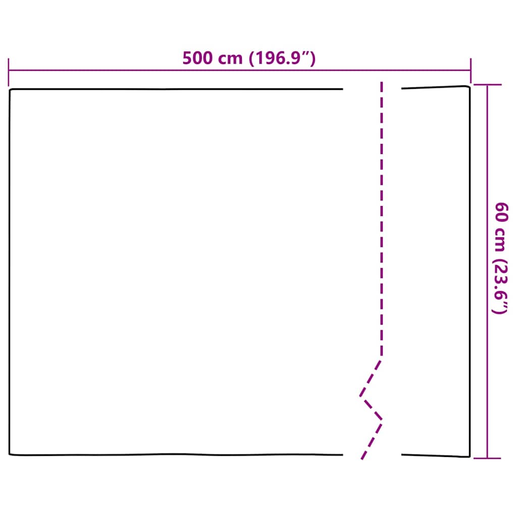 Statička folija za prozore Frosted siva 60 x 500 cm PVC