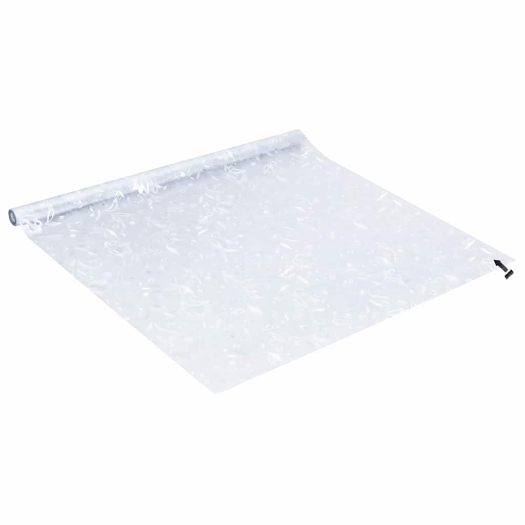Statička folija za prozore Uzorak cvjetova 90 x 500 cm PVC