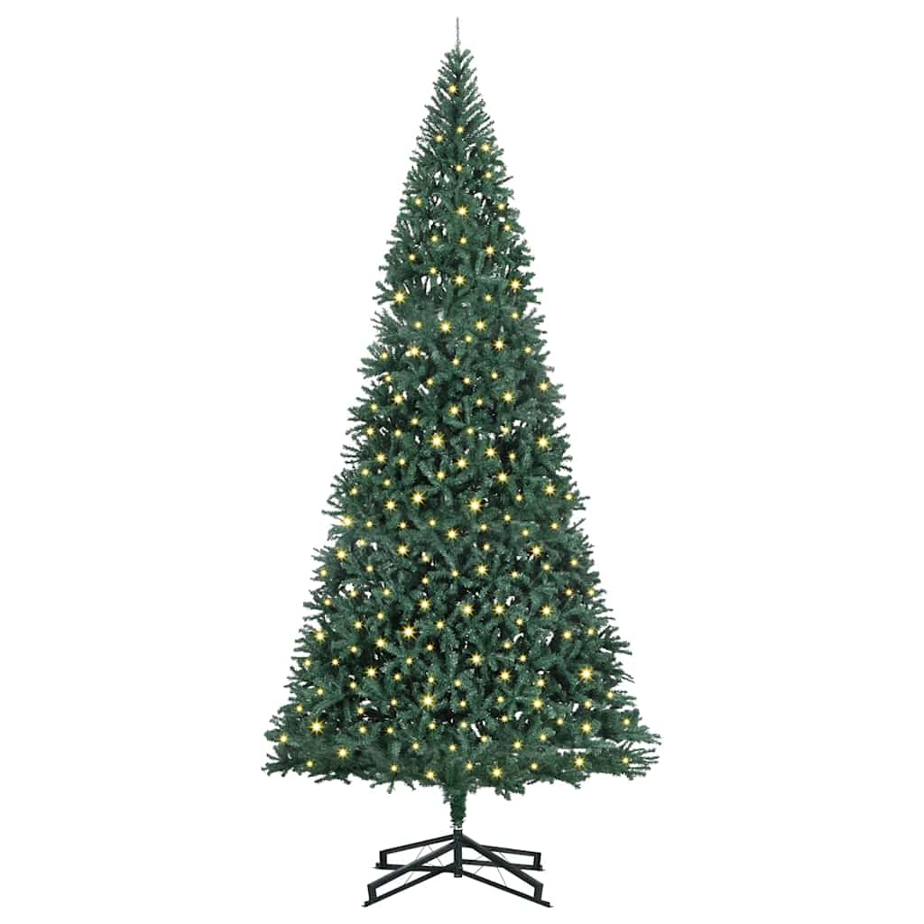 Umjetna božićna jelka s lampicama Zelena 500 cm PVC